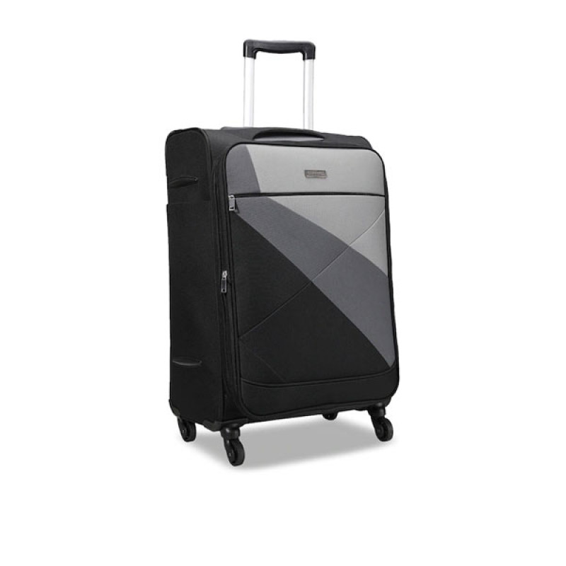 Black Vista Medium-Sized Check-in Trolley Suitcase